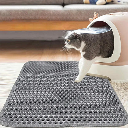 Washable Cat Litter Pad Waterproof Mat Reusable Pet Pee Training Pad Litter Box - 30x47cm