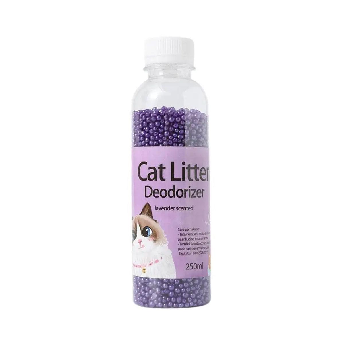High Adsorption Cat Litter Deodorant Beads 250ml Long Lasting Odor Eliminator - Blue