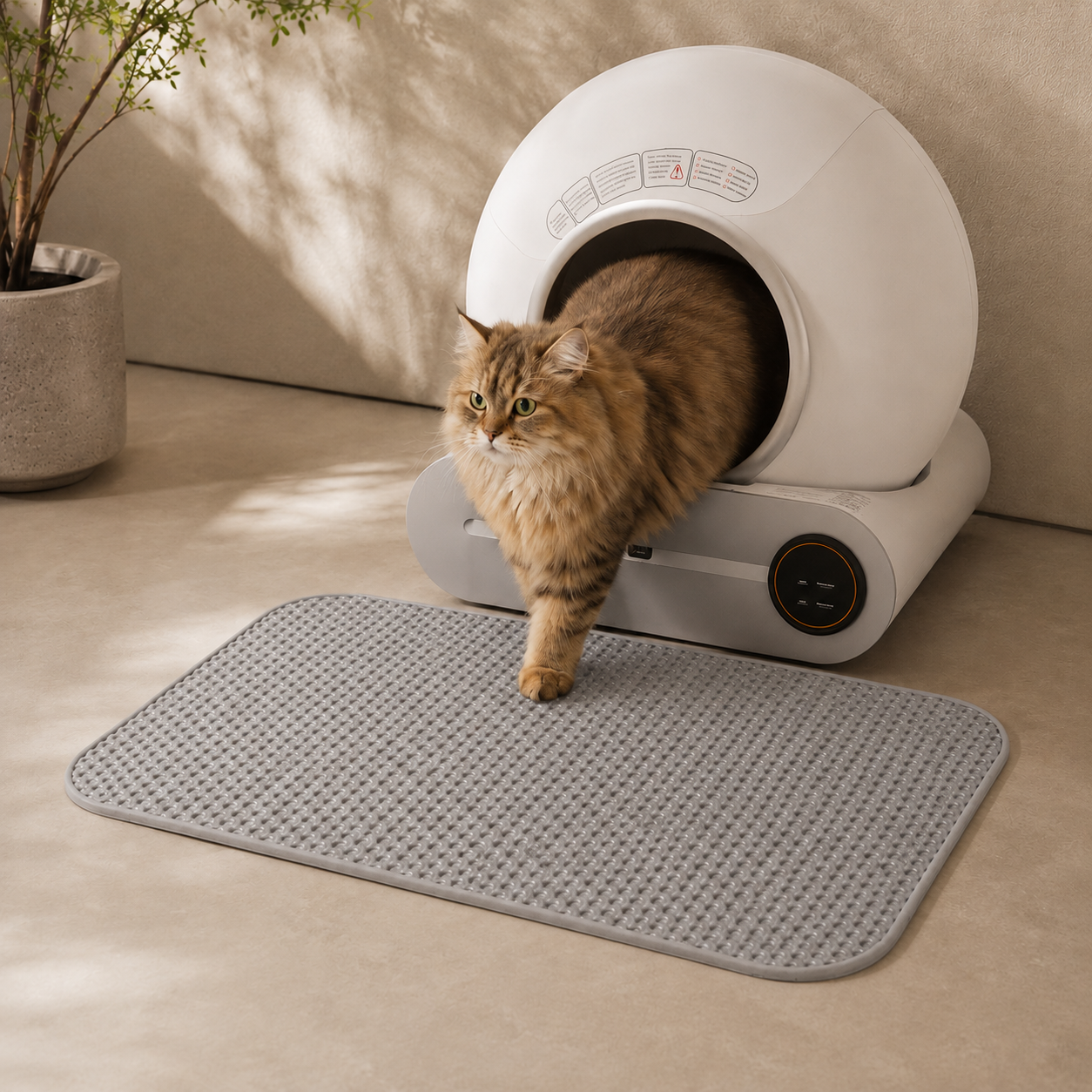 Automatic Cat Litter Box Self-Cleaning Large Smart Cat Litter Box Toilet App Control 9L