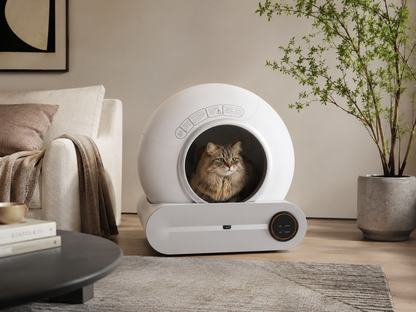 Automatic Cat Litter Box Self-Cleaning Large Smart Cat Litter Box Toilet App Control 9L